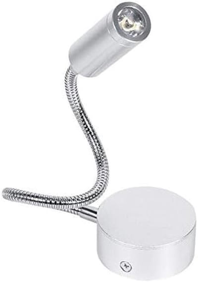 Flexibele LED Wandlamp met Zwanenhals en Aan/Uit Schakelaar voor Lezen