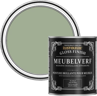 Rust-Oleum Groen Meubelverf Hoogglans - Kakigroen 750ml