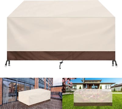 Tuinmeubelhoes Waterdicht - Oxford Beschermhoes - Terrasmeubilair Beschermen - 420D Heavy Duty - 230x130x90cm - Paars