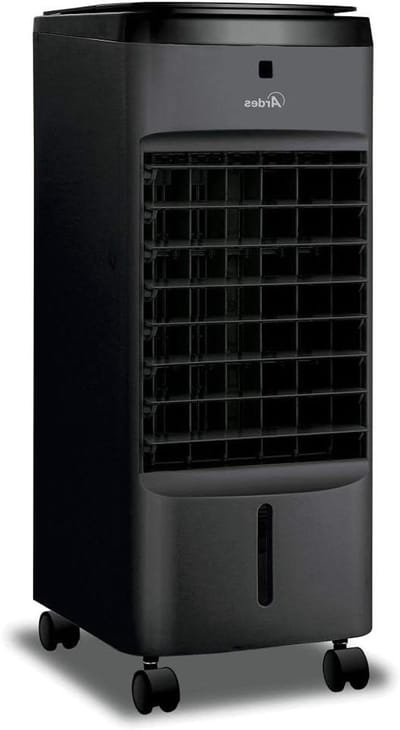 Luchtbevochtiger - Verkoeler Ventilator - Comfort Verhogend - Met Afstandsbediening - 4 Liter Tank - Zwart
