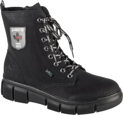 Rieker Booties X3410-00, Vrouwen, Zwart, Laarsjes,Laarzen, maat: 41