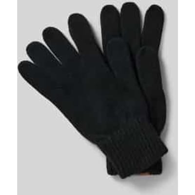 Handschoenen van een mix van katoen en viscose met kasjmier, model 'solid'