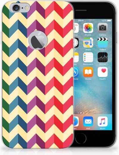 Apple iPhone 6 Plus | 6s Plus TPU bumper Zigzag Multi Color