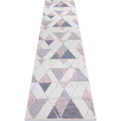 Kleden Rugsx Sisal tapijt SISAL SION Loper Geometrisch, Drieho 70x200 cm