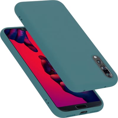 Cadorabo Hoesje geschikt voor Huawei P20 PRO / P20 PLUS in LIQUID GROEN - Beschermhoes gemaakt van flexibel TPU silicone Case Cover