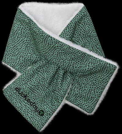 Ducksday- Sjaal - Baby - Peuter - groen- Jane - Small - Fleece gevoerd - Handig - promo- warm