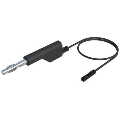 Hirschmann Test & Measurement MAL 4-0.64/100-0.25 Meetsnoer Banaanstekker 4 mm Bus 0,64 mm 1.00 m Zwart 1 stuk(s)