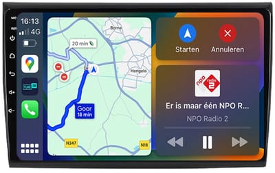 BG4U - Android Navigatie Radio geschikt voor Fiat Bravo 2006-2021 met Apple Carplay en Android Auto