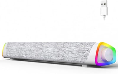 ApexArte® Soundbar Pc - Bekabelde en Draadloze Pc -Luidspreker - USB Mini Speaker