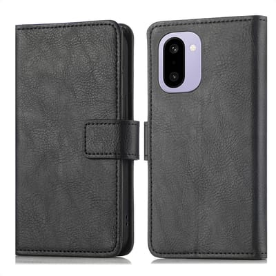 imoshion Hoesje - Geschikt voor OnePlus 15R - Luxe Bookcase - Zwart