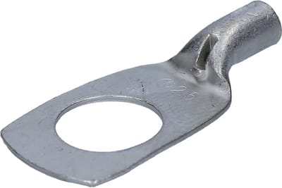 10 stuks Kalitec A06-M8 buiskabelschoenen 1,5-2,5 mm² M8 ongeïsoleerd van vertind koper