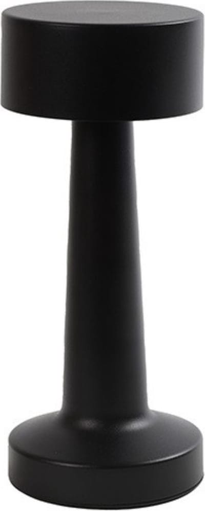 Tafellamp led Lampa metaal ro 9x9x21 cm zwart 1 stuk Countryfield