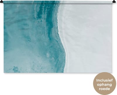 Wandkleed - Wanddoek - Strand - Water - Australië - 150x100 cm - Wandtapijt