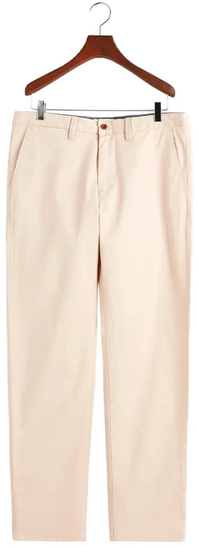 Gant Twill Regular Fit Chino Broek Beige 34 / 32 Man