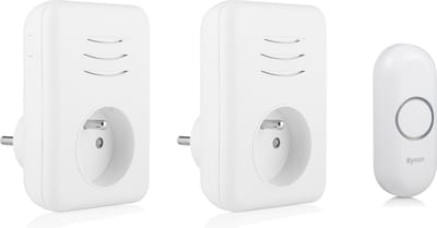 Byron gong – plugin – doorvoer – penaarde – 2 x 150 m – wit
