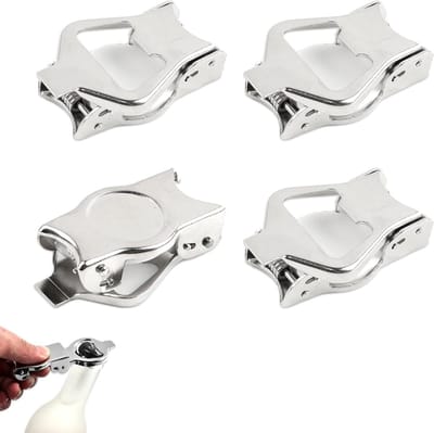 Roestvrij Stalen Bierflessenopener Set - Inklapbare Flessendop - Draagbare Bierflesopener - Thuis, Bar, Camping, Outdoor