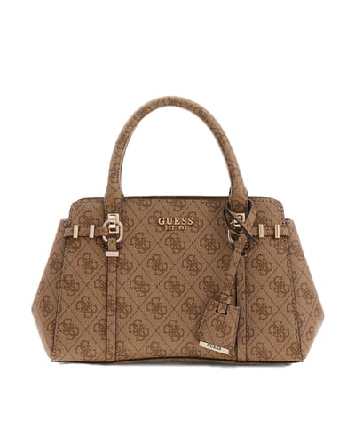 Guess Leona Logo Medium Handtas Dames - Imitatieleer - Print