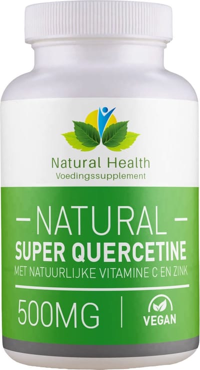 Super Quercetine 500mg + Zink & Natuurlijke Vitamine C - 60 vegacaps