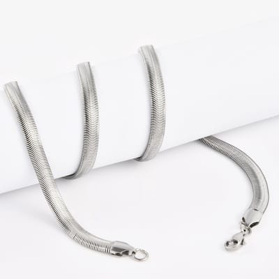 ABkettinkjes - Ketting - Slang - Slangenketting - Staal - RVS