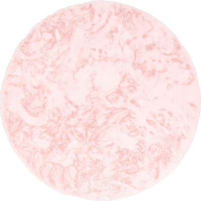 Pergamon Luxe Super Zachte Bont Vloerkleed Tapijt Plush Rond
