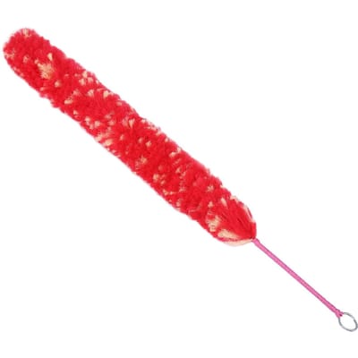 Brosse Écouvillon Pratique en Nylon Rouge pour Nettoyage de Flûte Nettoyant d'Humidité Pièces d'Instrument de Musique