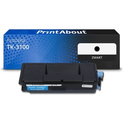 PrintAbout huismerk Toner TK-3100 Zwart Geschikt voor Kyocera