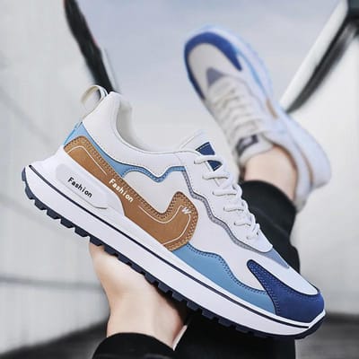 Herenschoenen Forrest Gump Zomerschoenen Kleurgebalanceerde Casual Hardloopschoenen Mode Lichtgewicht Eenvoudige Sportschoenen Herenschoenen 44 gray