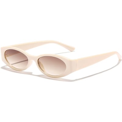 Nouveaux Lunettes de Soleil Ovales à Petit Cadre pour Femmes Vintage Designer UV400 Lunettes de Soleil Mode Féminine Lunettes 1PC