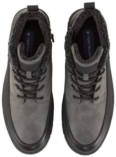 Tom Tailor - Waterdichte laarzen met voering - Maat 43 - grey