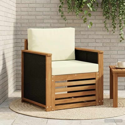 vidaXL - Buiten - Midden - Sofa - Naturel