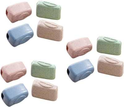 Tandenborstelhoesjes - Reis Tandenborstel Beschermer - Hygiënisch Reizen - Gemaakt van Tarwestro - 36 Stuks - Diverse Kleuren
