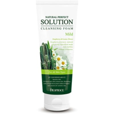 Deoproce Solution naturelle parfaite mousse nettoyante savonnette fleur de Cactus 170g * 1 pièce/2 pièces/3 pièces 1Pc