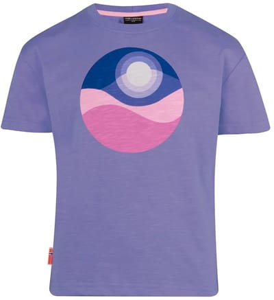 Trollkids Halsafjord T-shirt Met Korte Mouwen Paars 98 cm Meisje