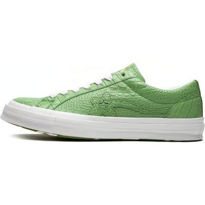 One Star Golf Le Fleur x One Star Converse Basse 'Collection Gator - Vert Forêt' 165525C 37.5 gray