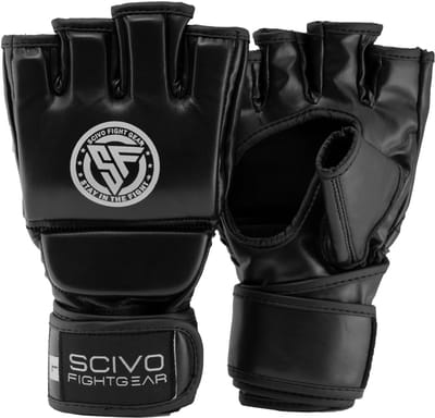 Scivo Fightgear Grounded MMA Gloves Leather (L)