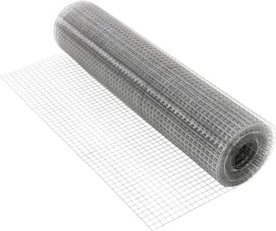 Volièredraad Gaasdraad, van gegalvaniseerd staal, draaddikte 1,2 mm, maaswijdte 25x25 mm, lengte 10 m