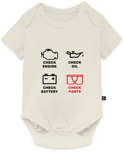 Baby Checklist Grappig Cadeau Voor Vaders Baby Rompertje Met Korte Mouwen