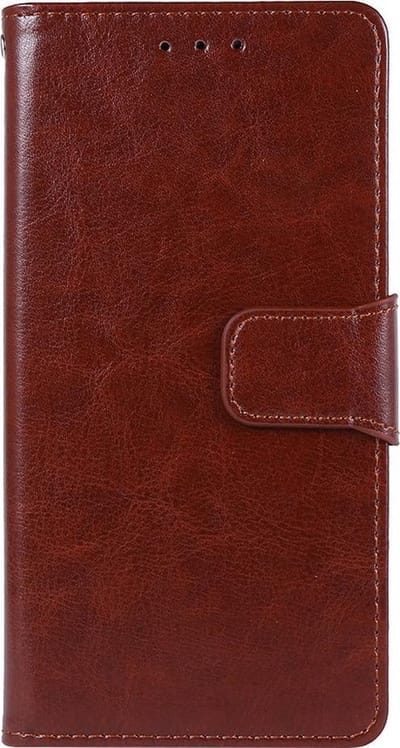 Shop4 - Realme 3 Pro Hoesje - Wallet Case Business Bruin