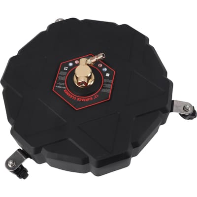 13in Drukoppervlakreiniger 2500PSI 1 4inch Snelkoppeling met Wielen Verlengstang Drukoppervlakreiniger voor Garage