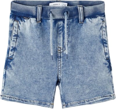 Name it Jongens Jog Jeans Short Ryan Medium Blue - 92