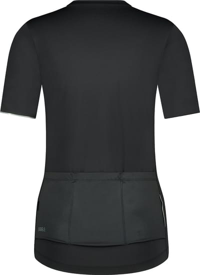 BBB Cycling DonnaEssence Fietsshirt Dames Korte Mouw - 15-25 °C - Ademend MTB en Wielrenshirt met 3 Achterzakken - Zwart