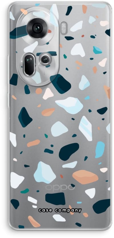 Case Company® - Hoesje geschikt voor Oppo Reno 11 hoesje - Terrazzo N°13 - Soft Cover Telefoonhoesje - Bescherming aan alle Kanten en Schermrand
