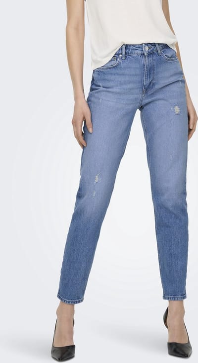 ONLY Straight fit jeans ONLEMILY High waist Straight fit Enkel lengte Jeans