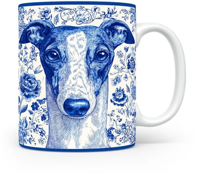 Mok Greyhound Beker voor koffie of tas voor thee, cadeau voor dierenliefhebbers, moeder, vader, collega, vriend, vriendin, kantoor, opa, oma, hond, kerst, sinterklaas, verjaardag