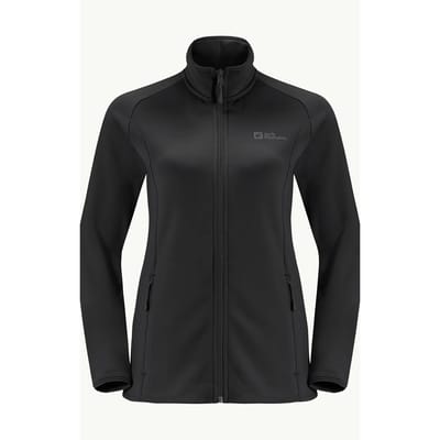 Jack Wolfskin Baiselberg FZ W - Black - Outdoor Kleding - Fleeces en Truien - Fleece