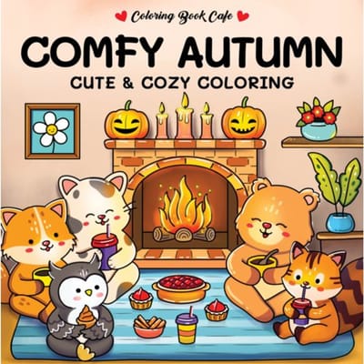 Comfy Autumn - Coloring Book Cafe