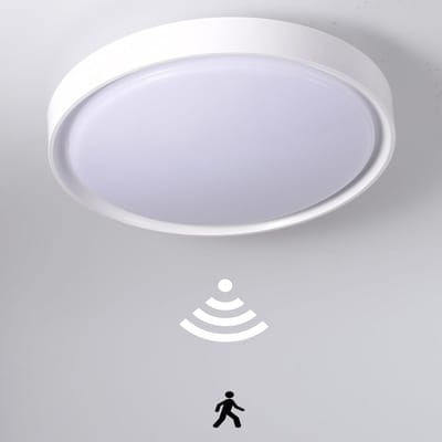 LED Plafondlamp met 5.8GHz Radarbewegingssensor en Schemerfunctie Warm Wit