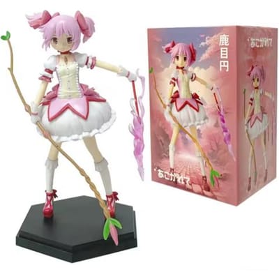 Anime Puella Magi Madoka Magica Kaname Madoka Cartoon Figuur PVC Model Bureau Ornamenten Kinder Speelgoed Vakantie Cadeaus