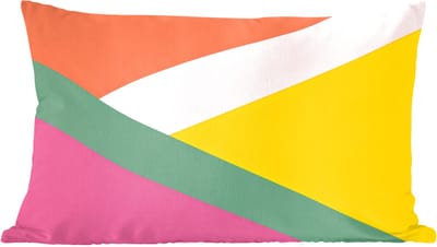 Sierkussens - Kussentjes Woonkamer - 60x40 cm - Driehoeken - Kleurrijk - Abstract