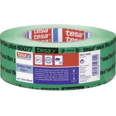 tesa 60077 Dampremmende tape Groen (l x b) 25 m x 50 mm 1 stuk(s)